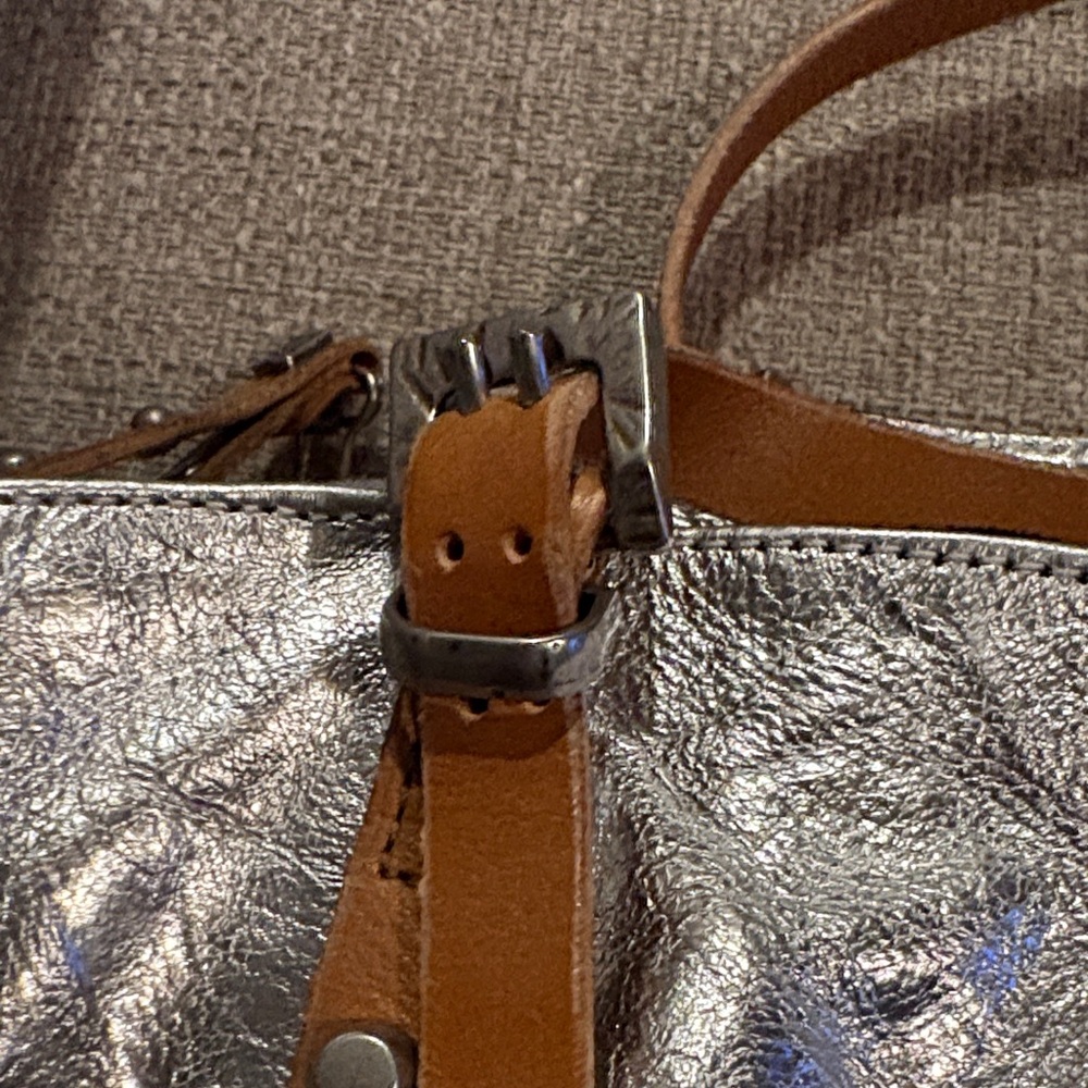 A.S.98 Silver and Brown Baltimore Shoulder Bag - new! - Picture 3 of 9